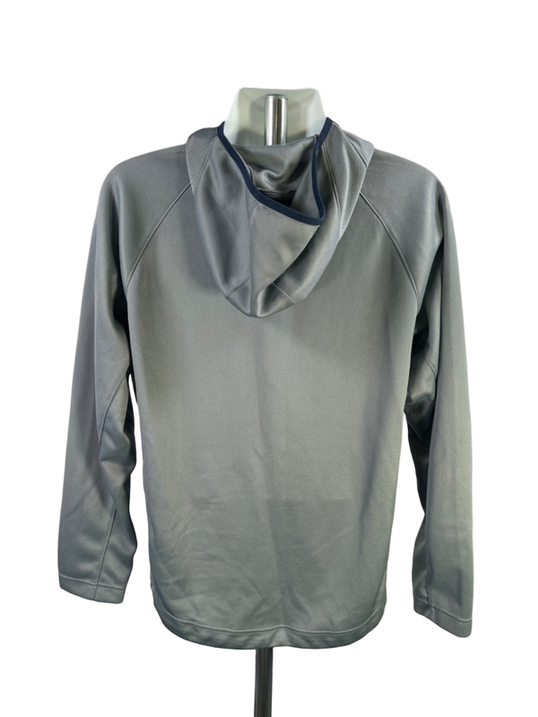 Nike Air Jordan Men's Gray Michigan UVM Pullover Hoodie Sweatshirt - M image 2