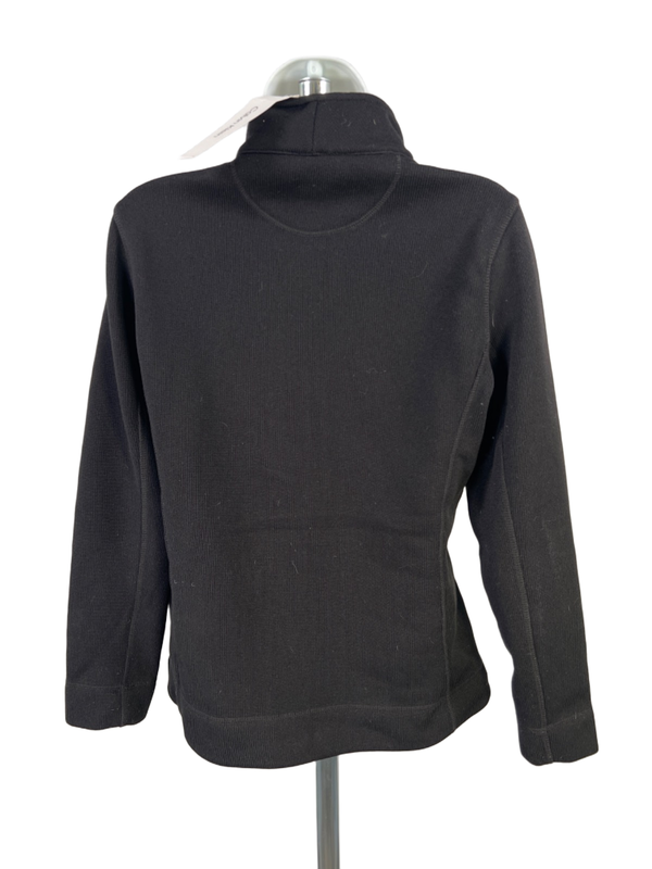 Calvin Klein Women's Black Long Sleeve Full Zip Sweatshirt - S image 2
