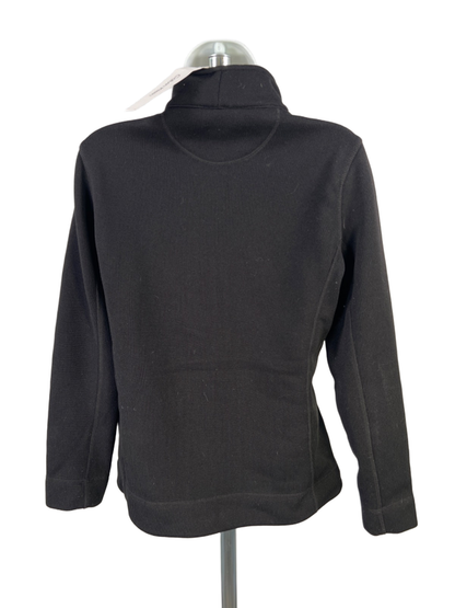 Calvin Klein Women's Black Long Sleeve Full Zip Sweatshirt - S image 2