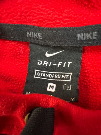 Nike Men's Red Standard Fit Fleece Lined Pullover Sweatshirt - M image 3
