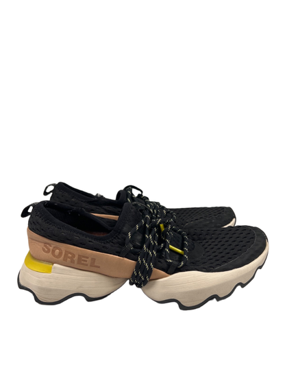 Sorel Women's Black Kinetic Impact Lace Sneakers - 6