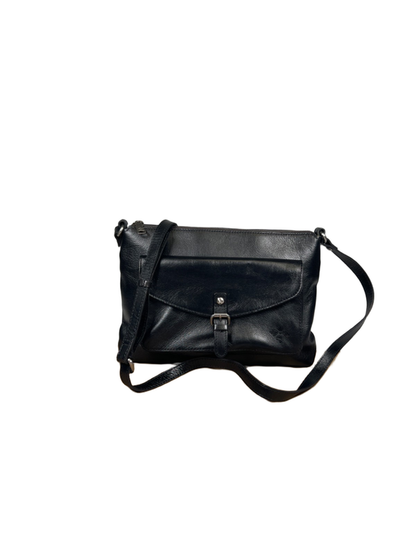Patricia Nash Women's Black Leather Avellino Crossbody Purse W/ Dust Cover