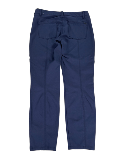 White House Black Market Women's Blue Skimmer Zipper Pocket Jegging Pants - 10 image 2