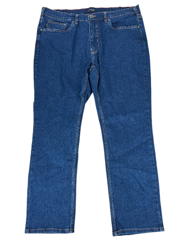 Jachs New York Men's Medium Wash Straight Jeans - 38x30