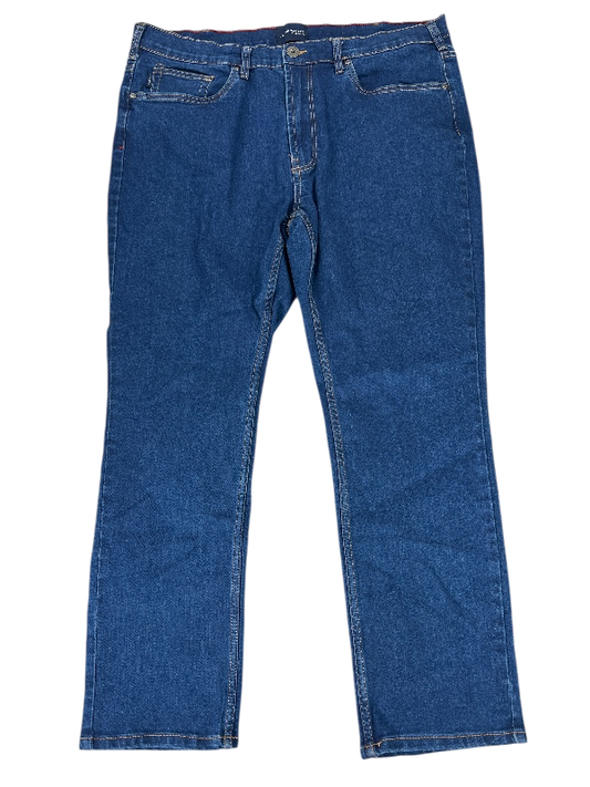 Jachs New York Men's Medium Wash Straight Jeans - 38x30