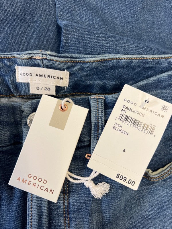 Good American Women's Medium Wash Ultimate Skinny Stretch Jeans - 6/28 image 3