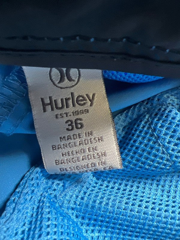 Hurley Men's Blue Hybrid Unlined Swimsuit Shorts - 36 image 3