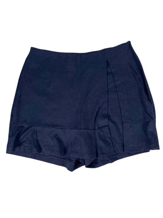 Cabi Women's Navy Blue Side Zip Golf Cart Skort - 8