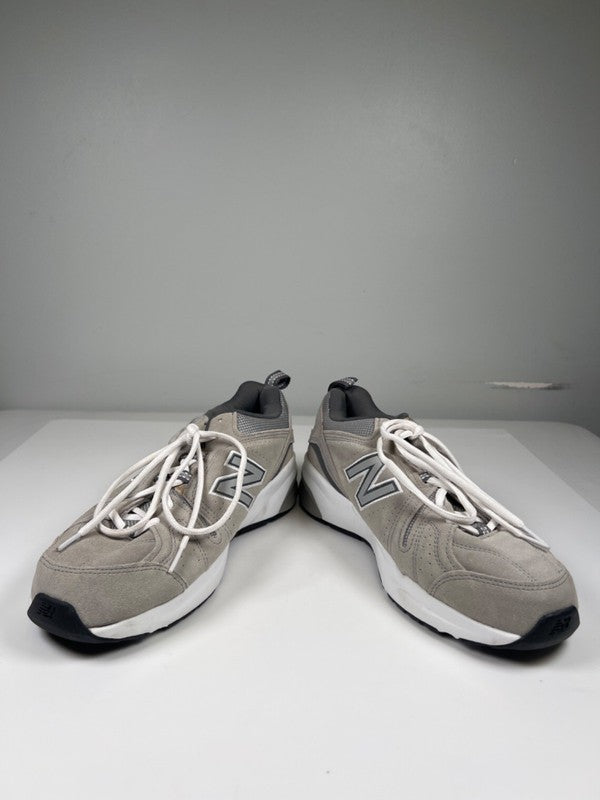 New Balance Men's Gray Suede 608v5 Lace Up Training Shoes - 10 image 6