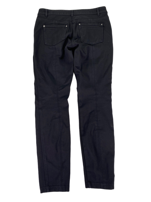White House Black Market Women's Black Skinny Leg Stretch Pants - 4 R image 2
