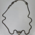 Brighton Women's Silver Plated Calypso "Aunt" Adjustable 9" Necklace