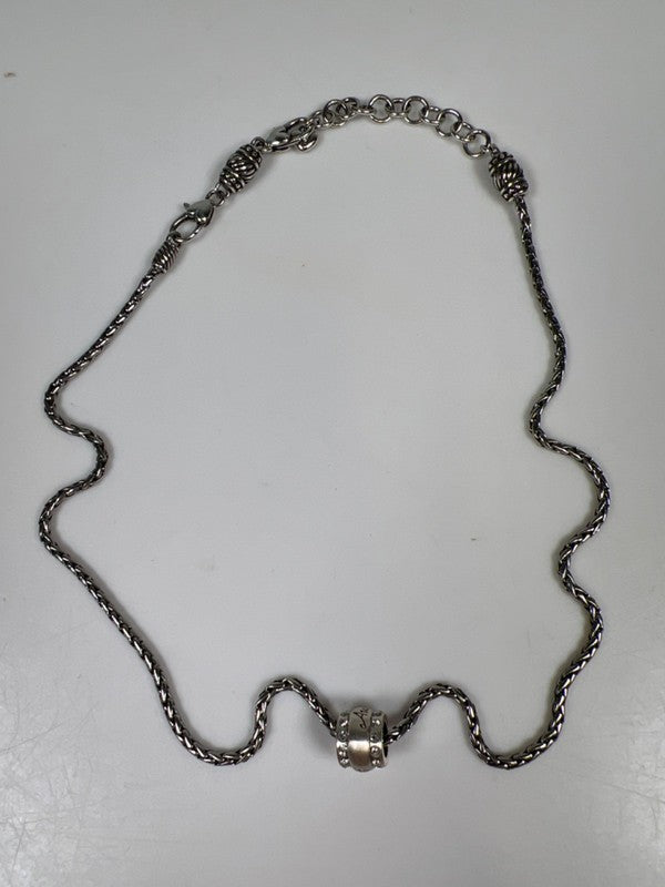Brighton Women's Silver Plated Calypso "Aunt" Adjustable 9" Necklace