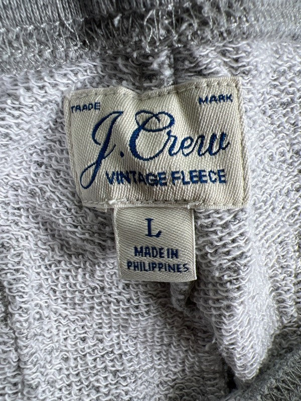 J Crew Women's Gray Vintage Fleece Relaxed Ankle Sweatpants - L image 3