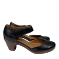 Easy Spirit Women's Black Closed Toe Mary Jane Block Heels - 9