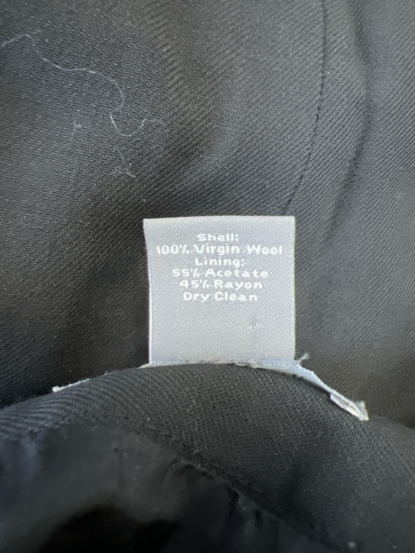 Ann Taylor Women's Black Wool Straight Skirt - 8 image 4