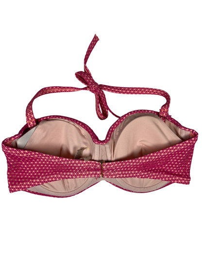 Victoria's Secret Women's Pink Halter Tie/Strapless Bikini Swim Top - 36D image 2
