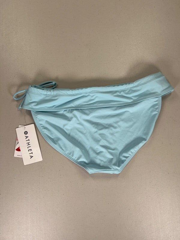 Athleta Women's Light Blue Side Tie Bikini Swim Bottoms - L image 2