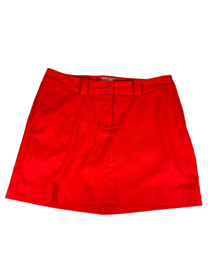 Nike Women's Red Tour Performance Active Golf Skort - 10