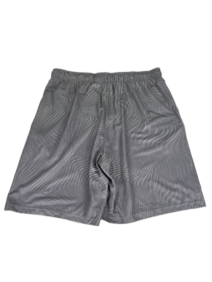 Nike Men's Gray Printed Dri-Fit Athletic Shorts - XXL image 2