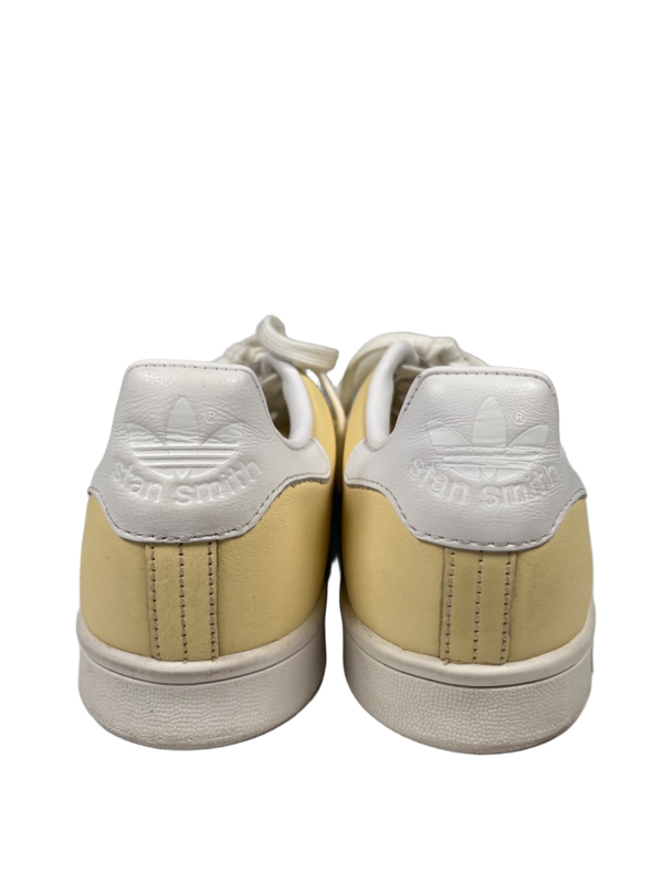 Adidas Men's Yellow/White Stan Smith Easy Yellow Lace Up Sneakers - 9.5 image 4