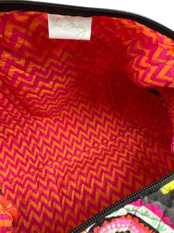 Vera Bradley Orange Ziggy Zinnia Floral Overnight Duffle Two Piece Bag Set image 12