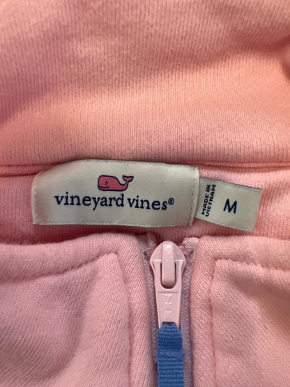 Vineyard Vines Women's Pink Quarter Zip Mock Long Sleeve Jacket - M image 3