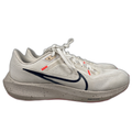 Nike Air Men's White Zoom Pegasus 40 Lace Up Road Running Athletic Shoes - 10.5