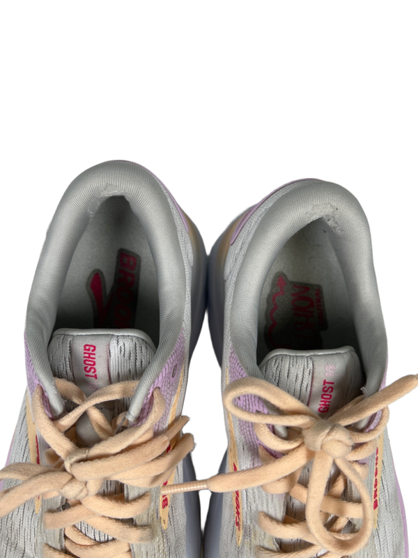 Brooks Women's Gray/Purple Ghost 16 Lace Up Running Athletic Shoes - 6.5 image 3