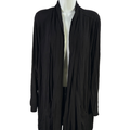 Torrid Women's Black Super Soft Knit Open Front Long Sleeve Cardigan - 3 Plus