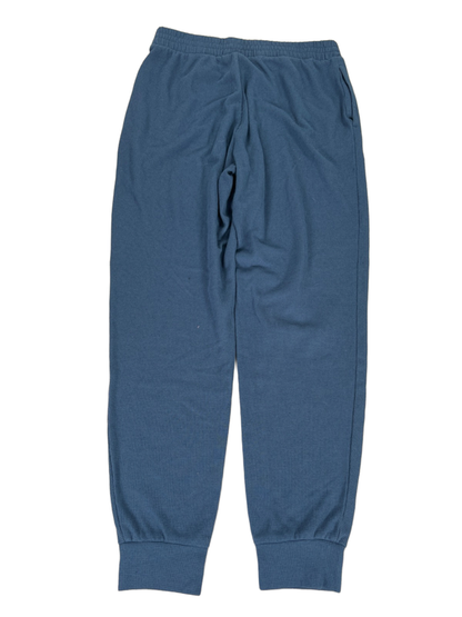 Victoria's Secret Women's Blue Waffle Knit Pull On Jogger Sweatpants - S image 2