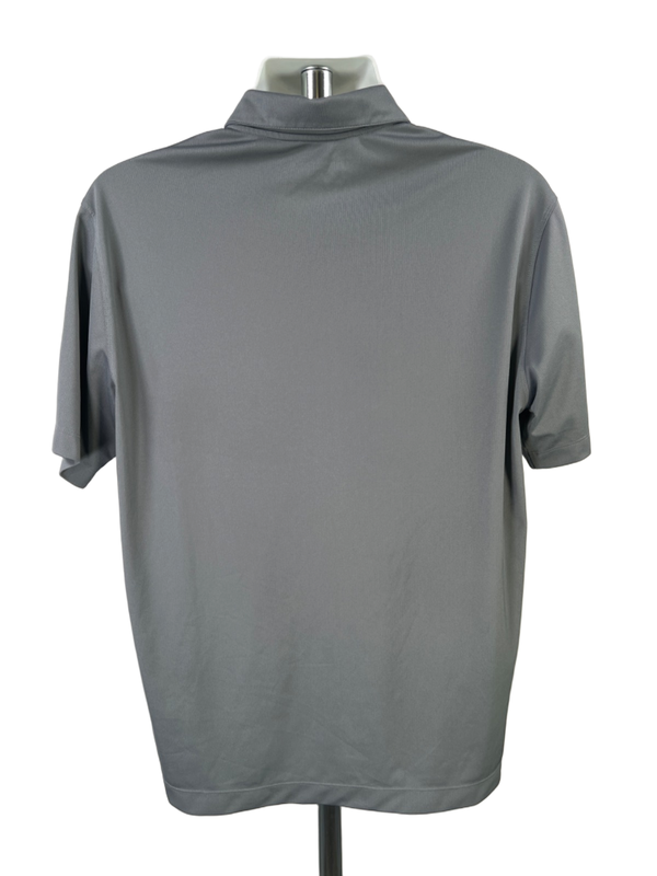 Nike Men's Gray Dri-Fit Short Sleeve Golf Polo Shirt - L image 2