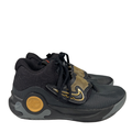 Nike Men's Black/Yellow Metallic KD Trey 5 X Lace Up Basketball Sneakers - 8