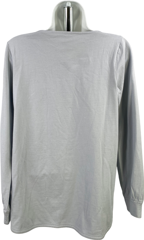 J.Jill Women’s Blue Embroidered Long Sleeve Tunic Shirt - XS image 2