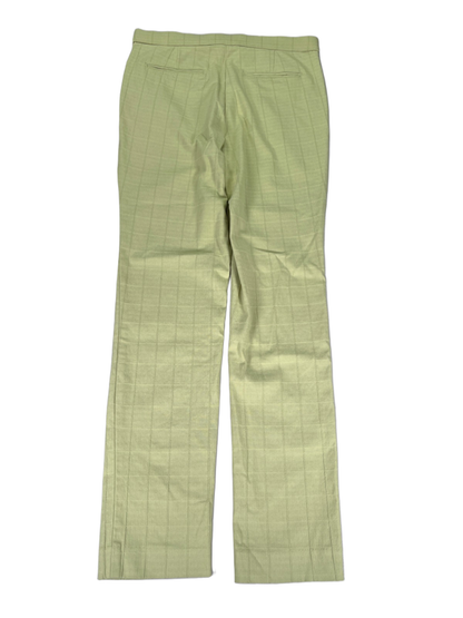 Anne Klein Women's Green Grid Texture Pull On Stretch Waist Pants - S image 2