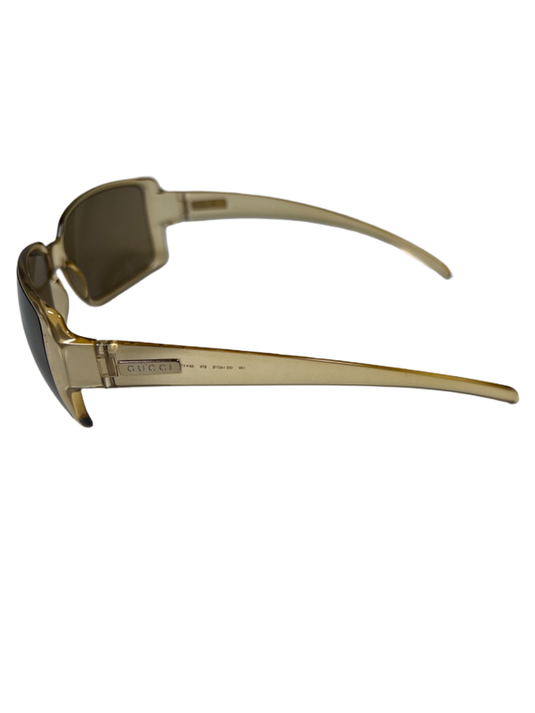 Gucci Unisex Yellow GG 1407/S Oversized Square Vintage Inspired Sunglasses image 6