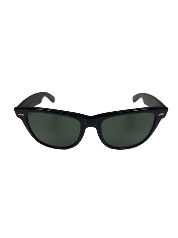 Ray-Ban Unisex Black Vintage B&L Wayfarer II Sunglasses W/ Case image 2