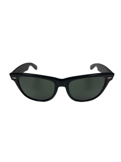 Ray-Ban Unisex Black Vintage B&L Wayfarer II Sunglasses W/ Case image 2