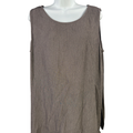 Chico's Design Women's Gray Textured Sleeveless Shirt - 3/US XL