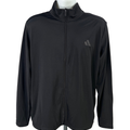 Adidas Men's Black Dayready Long Sleeve Athletic Track Jacket - L