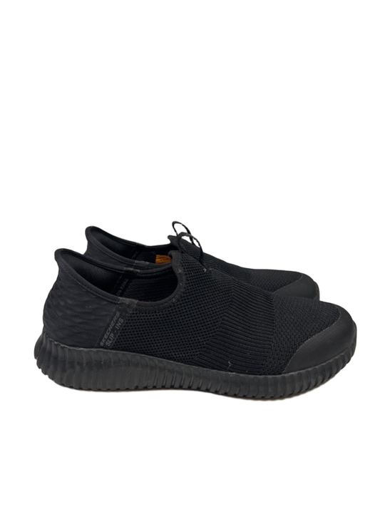 Skechers Women's Black Work Cessnock Slip Resistant Slip On Shoes - 9.5