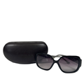 Michael Kors Women's Black Oversized Zuma Sunglasses W/ Calm Shell Case