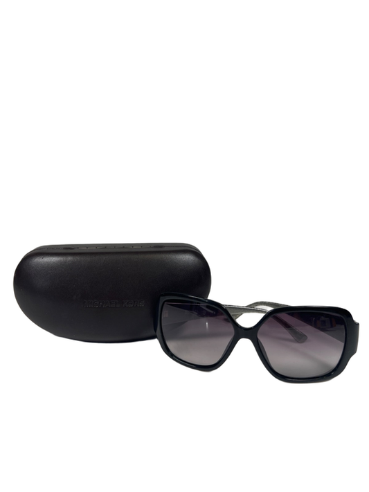Michael Kors Women's Black Oversized Zuma Sunglasses W/ Calm Shell Case