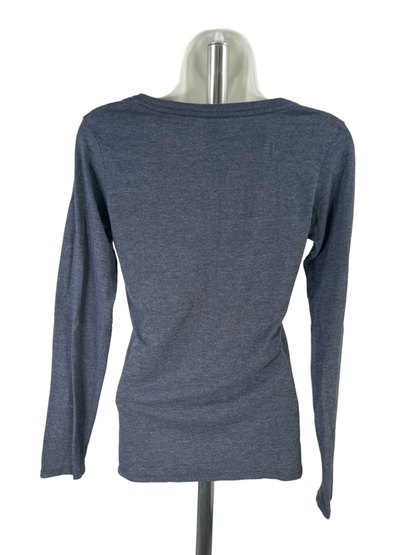 Nike Women's Blue/Orange MLB Detroit Tigers Athletic Cut Long Sleeve Shirt - XS image 2