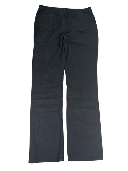 Chico's Women's Black So Slimming Girlfriend Straight Leg Jeans - 1.5/US 10 Tall image 2