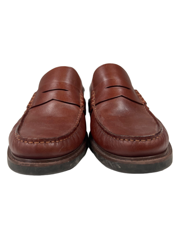 Cole Haan Men's Brown Leather Pinch Prep Slip On Penny Loafers - 8 image 2