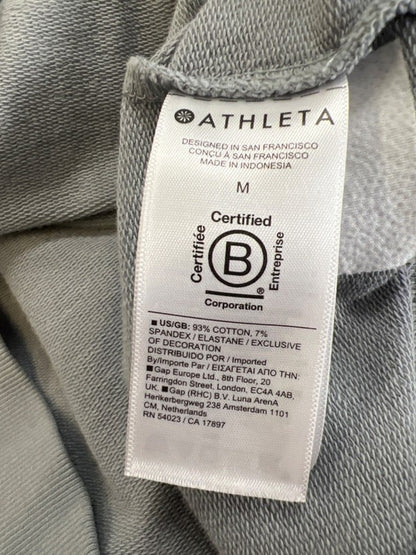 Athleta Women's Gray Pullover Crewneck Athletic Sweatshirt - M image 4
