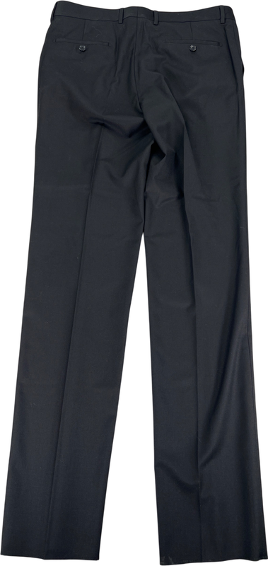 Statement Italy Men’s Black Suit Jacket and Vest - 40R W/ Pants 40x34 Set image 8