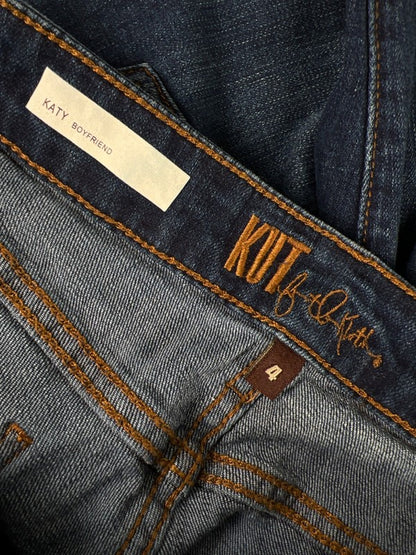 Kut from the Kloth Women's Dark Wash Boyfriend Denim Jeans - 4 image 3