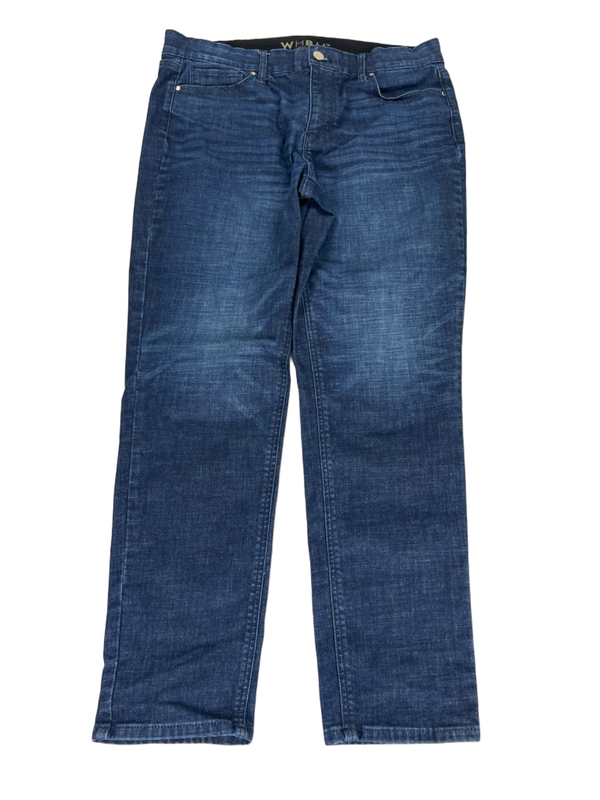 White House Black Market Women's Dark Wash Girlfriend Jeans - 10