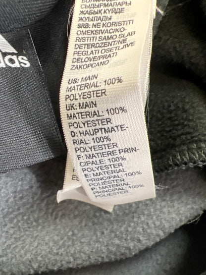 adidas Women's Gray Heathered Fleece Lined Long Sleeve Pullover Sweatshirt - M image 4